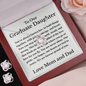 To Our Graduate Daughter- Willow Necklace Plus FREE Earrings