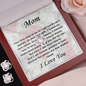 Mom- Your Love Shaped Me-V2- Willow Necklace Plus FREE EARRINGS