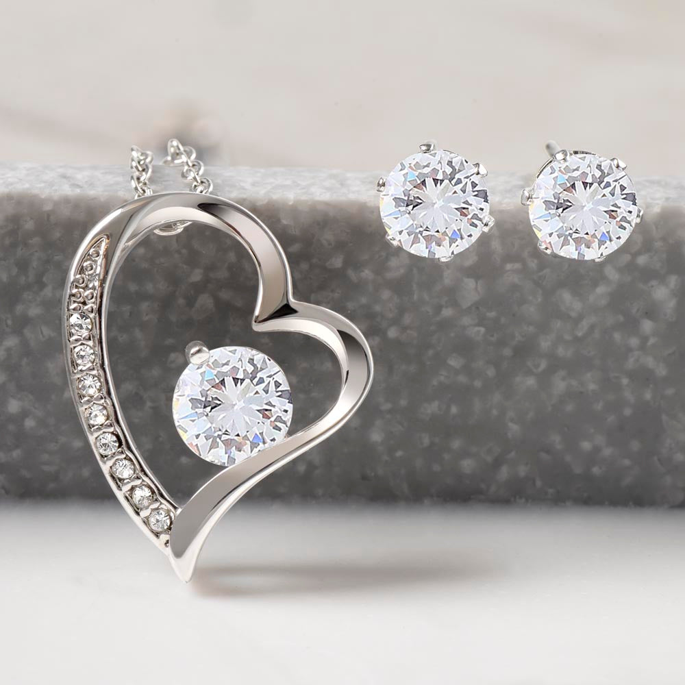 To Our Graduate Daughter- Willa Necklace Plus FREE Earrings