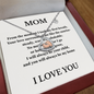 Mom- Your Love Surrounded Me- Precious Steps Necklace