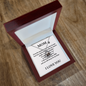 Mom- Your Love Surrounded Me- Precious Steps Necklace