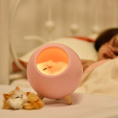 Whimsical Cat Night Light