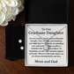 To Our Graduate Daughter- Laurel Necklace Plus FREE Earrings