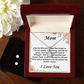 Mom- Hills And Valleys-V2- Laurel Necklace Plus FREE EARRINGS