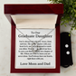 To Our Graduate Daughter- Willa Necklace Plus FREE Earrings